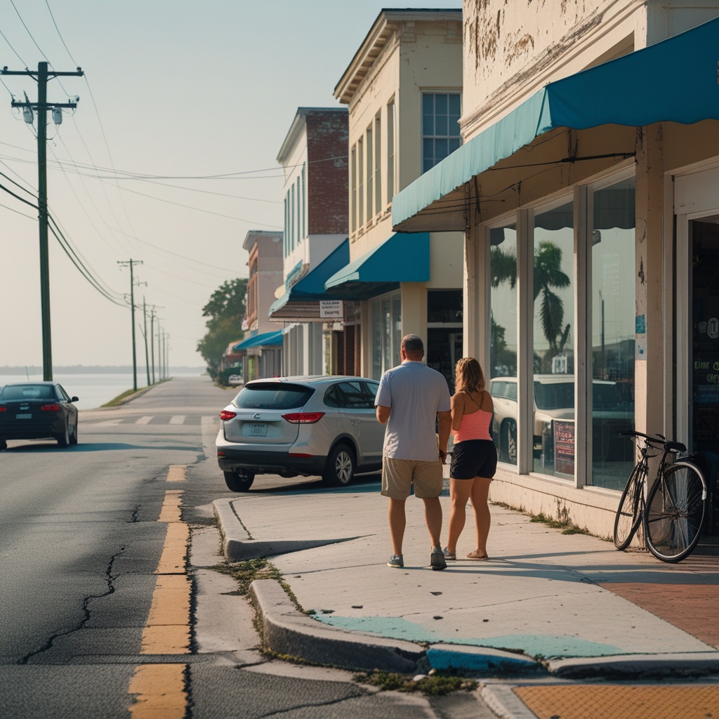 Cover photo showing a wide view of downtown Titusville with the Indian River in the background..